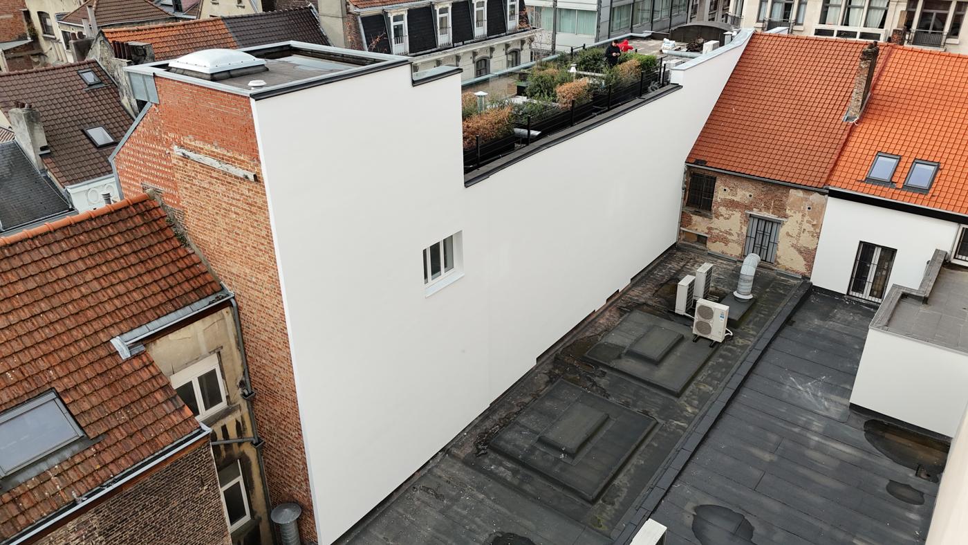 Gevelisolatie met crepi in Brussel