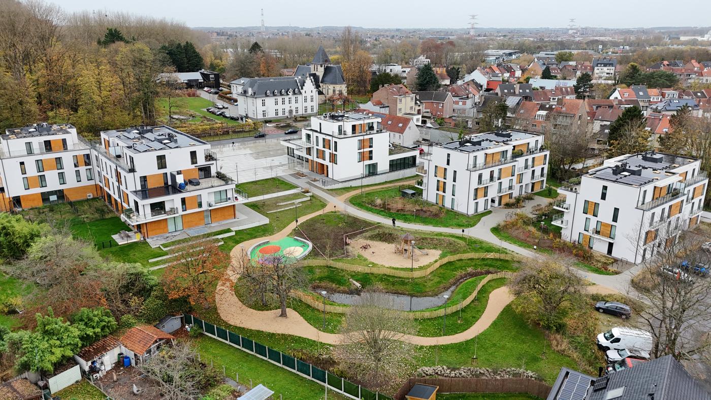 Gevelisolatie met crepi in Drogenbos