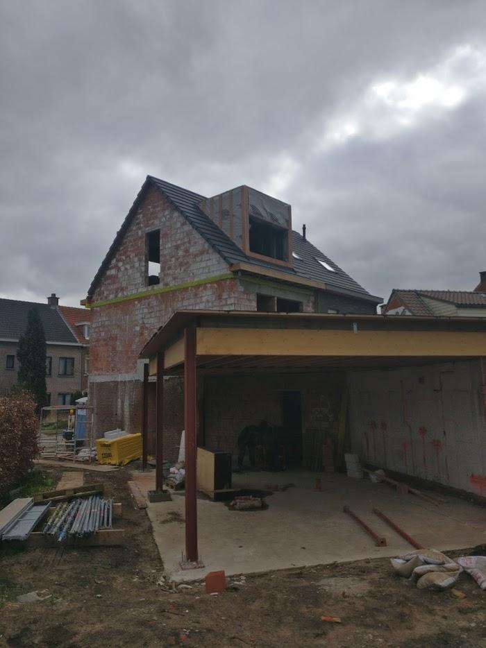 Gevelisolatie met crepi in Ekeren: voor de werken