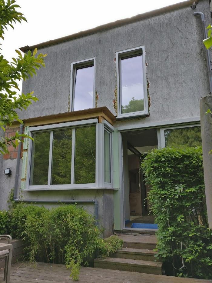 Gevelisolatie met crepi in Mortsel: voor de werken