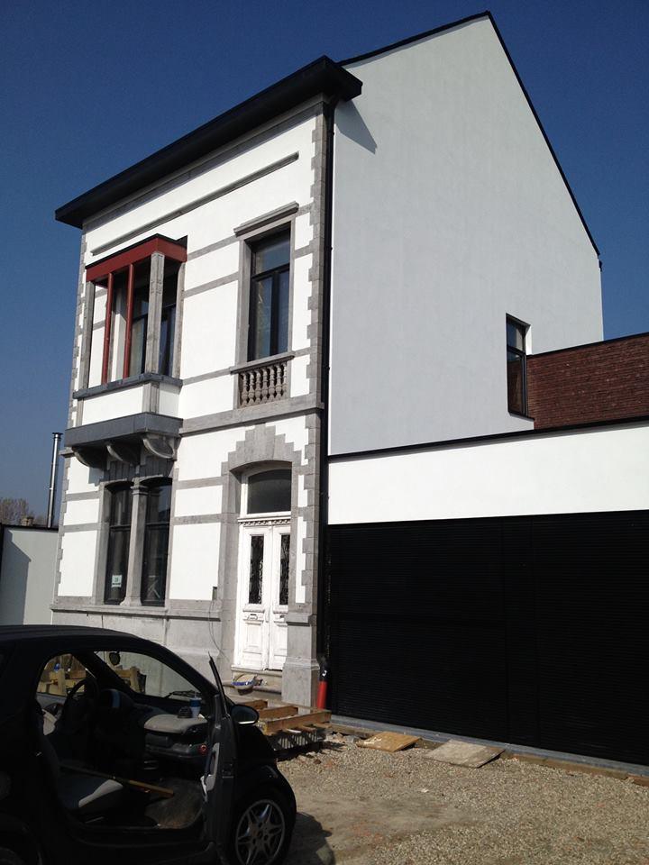 Gevelisolatie met crepi in Tisselt: na de werken