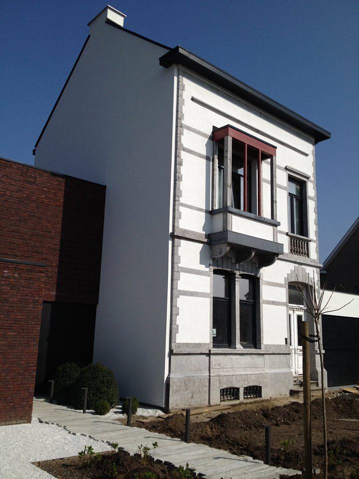Gevelisolatie met crepi in Tisselt: na de werken