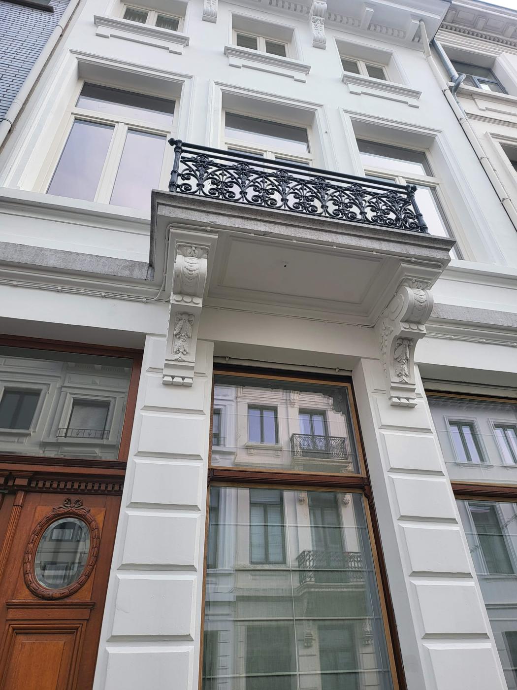 Renovatie van een voorgevel in Antwerpen