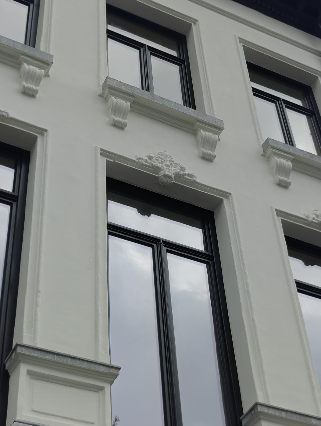 Renovatie van een voorgevel in Antwerpen