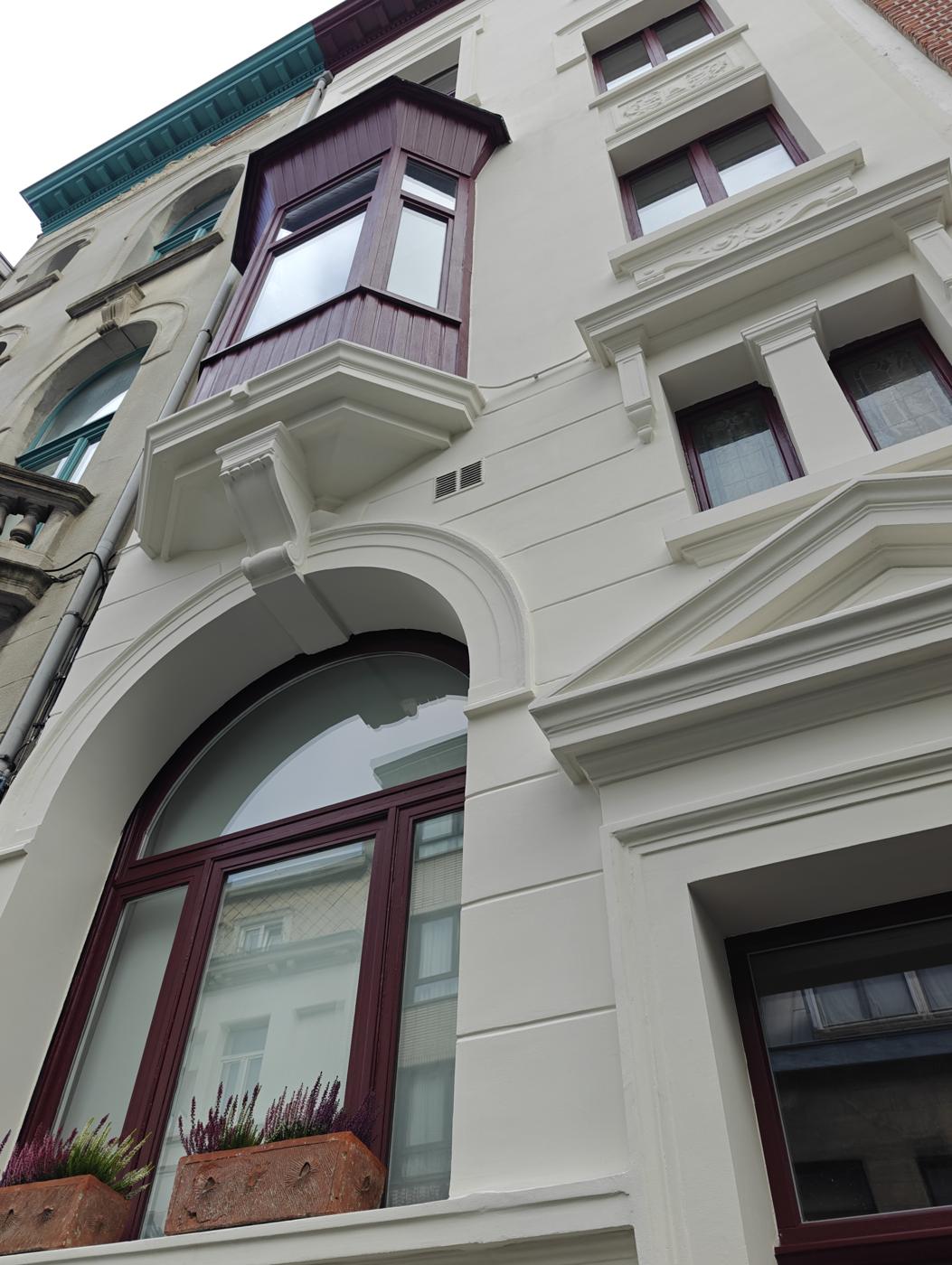 Renovatie van een voorgevel in Antwerpen