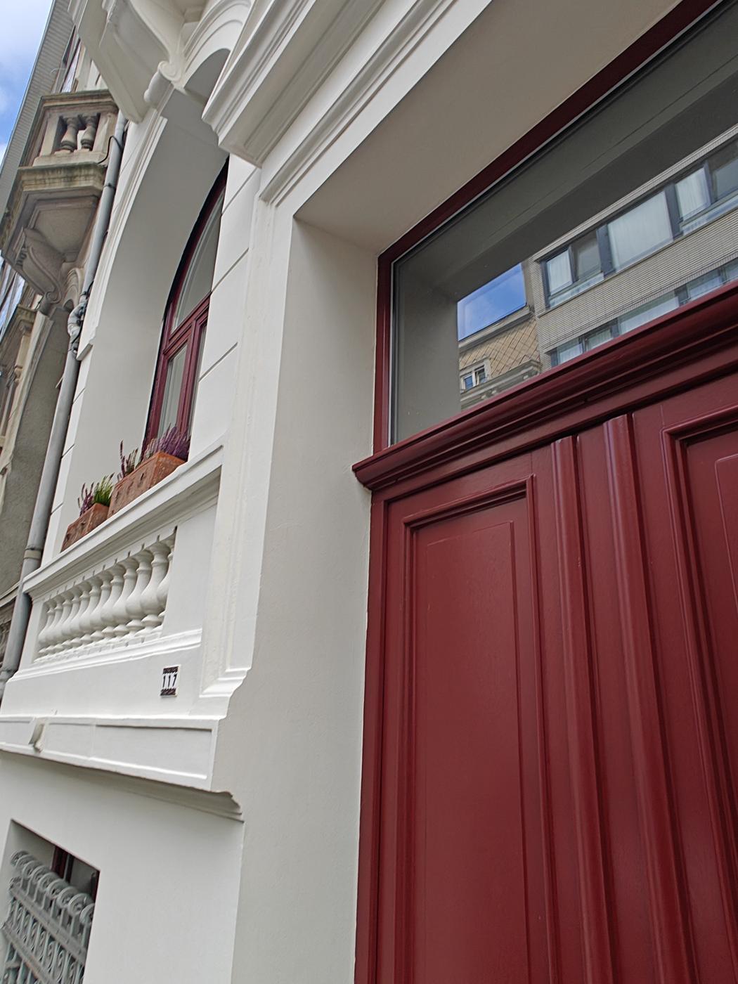 Renovatie van een voorgevel in Antwerpen