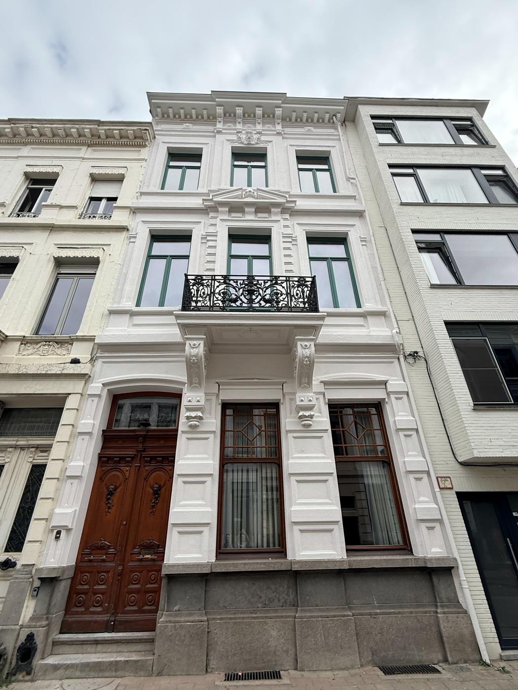 Renovatie van een voorgevel in Antwerpen
