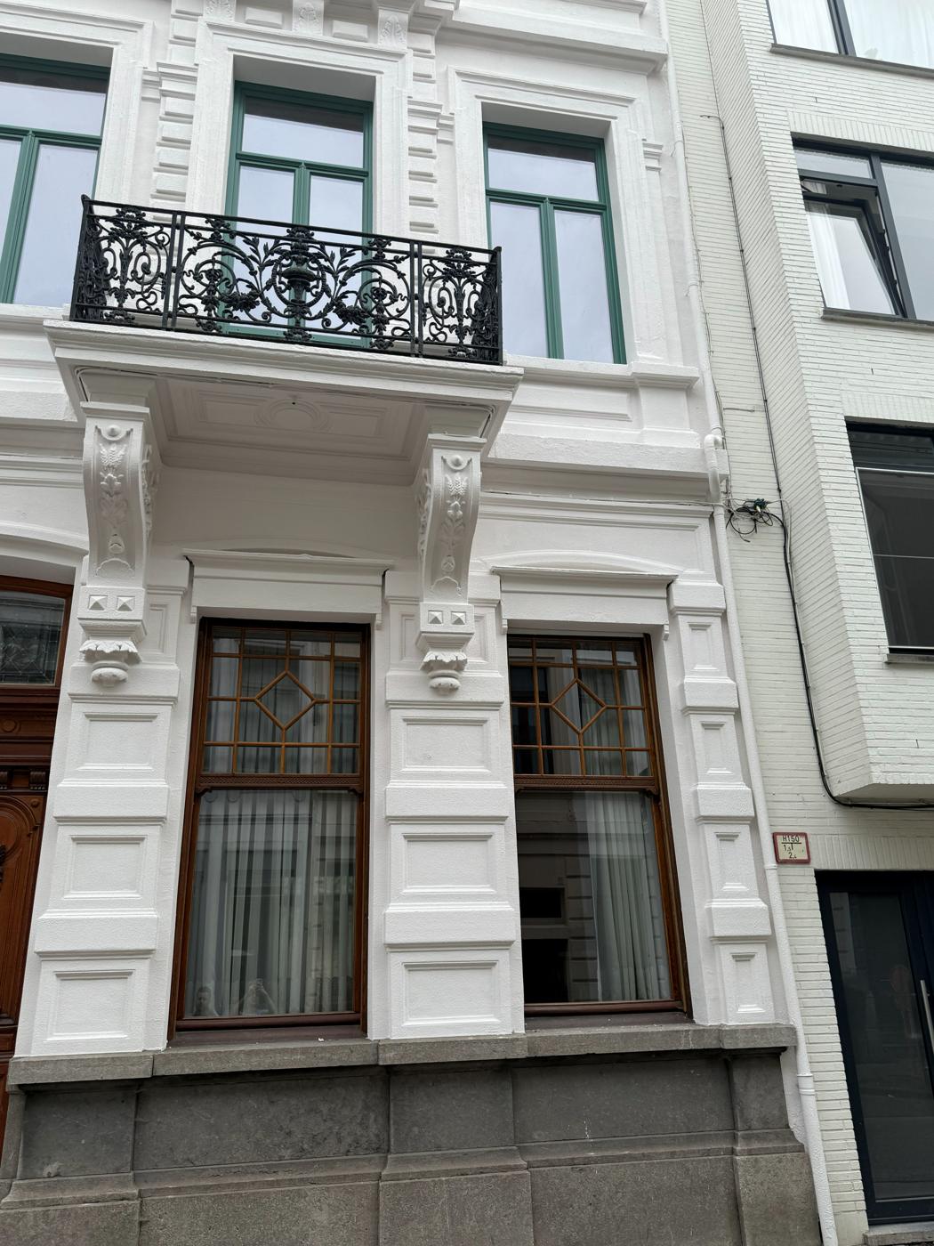 Renovatie van een voorgevel in Antwerpen