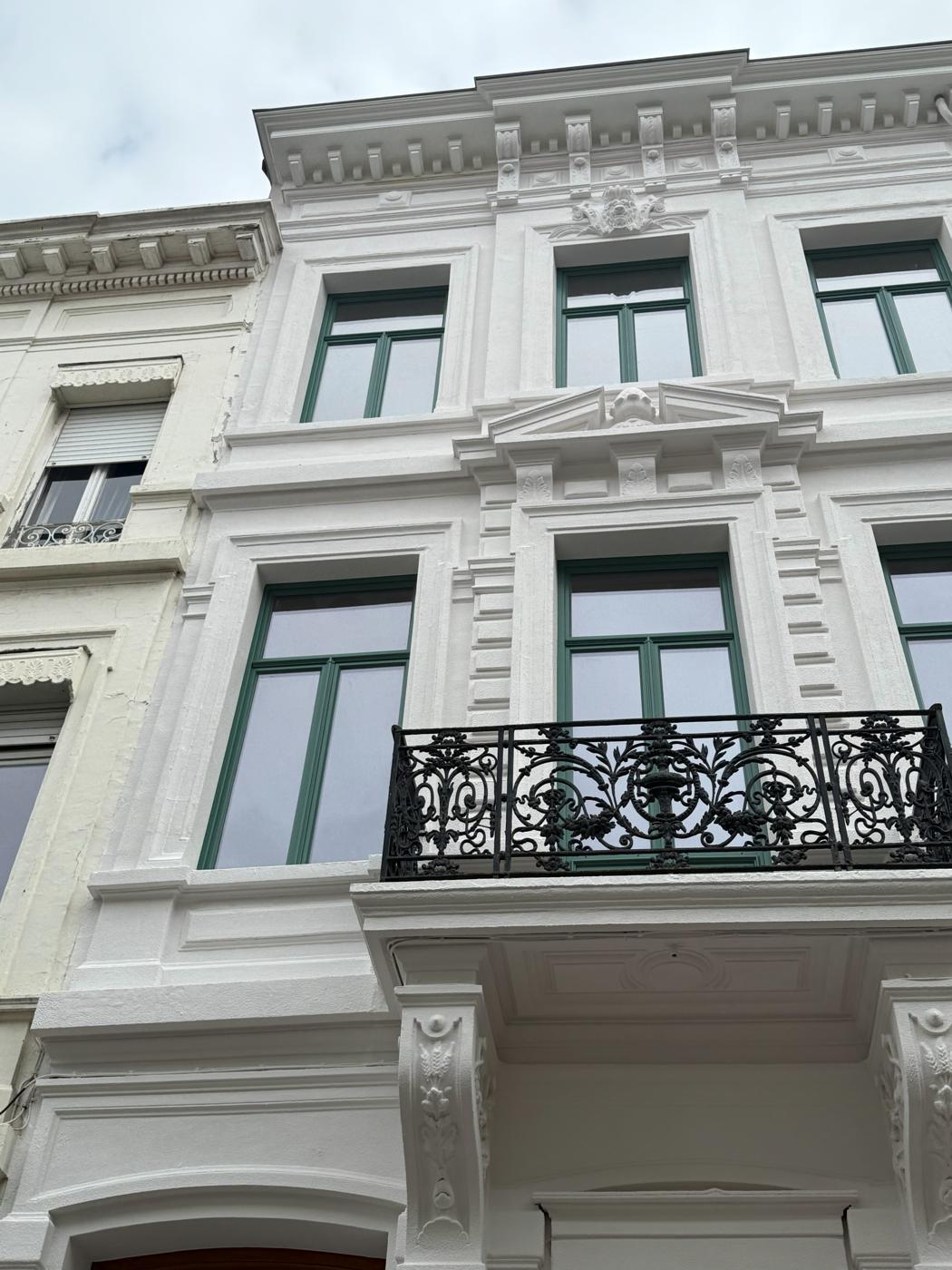 Renovatie van een voorgevel in Antwerpen
